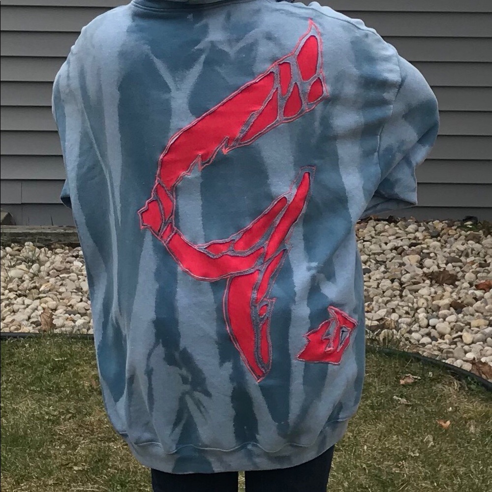 OOAK Unisex Side-Boob Shirt-Dress Sweatshirt